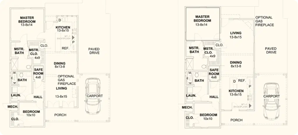 Sterling Gate Floor Plans - 2 bedroom, 2 bathroom units